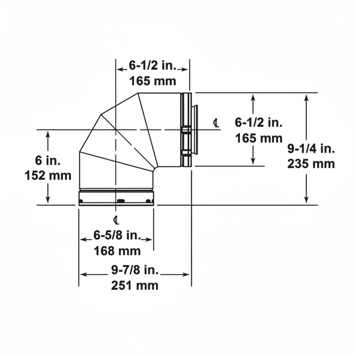 HHT SLP 90-Degree Elbow