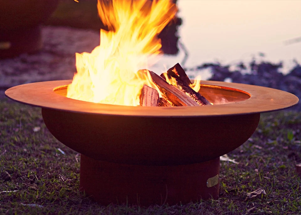 Fire Pit Art Saturn fire pit with lid