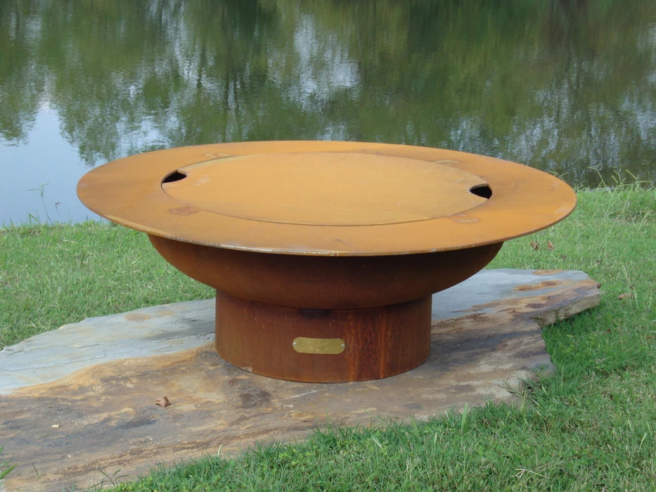 Saturn w/lid Fire Pit