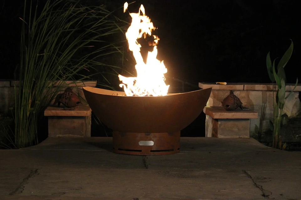 Fire Pit Art Scallop outdoor fire pit