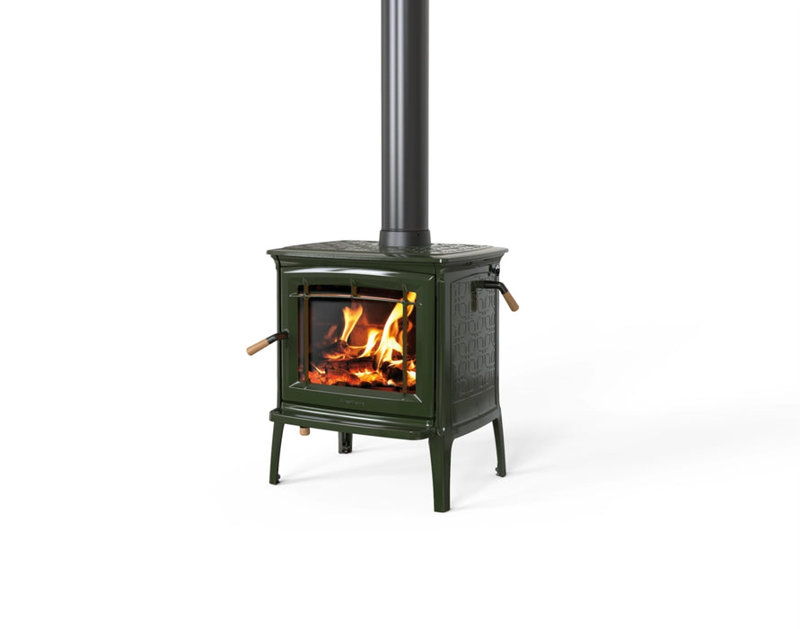 Hearthstone Stoves Shelburne Freestanding Wood Stove with Basil Enamel Finish