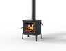 Hearthstone Stoves Shelburne Freestanding Wood Stove with Matte Black Finish