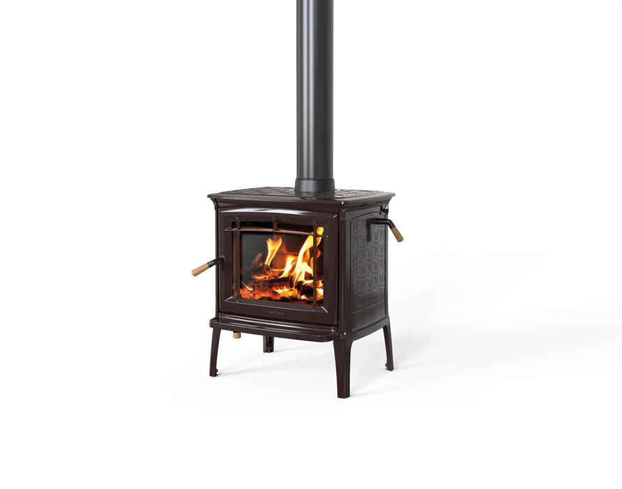 Hearthstone Stoves Shelburne Freestanding Wood Stove with Brown Enamel Finish