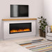 SimpliFire Modern Farmhouse Boyd Build-Out Kit Installed in Modern Living Room