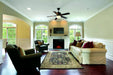 SimpliFire Built-In Electric Fireplace in Classic Sitting Room