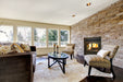 Empire Stove St. Clair 4300 Fireplace in Room with Large Windows