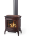 Hearthstone Stoves Stowe Direct-Vent Gas Stove with Brown Enamel Finish