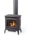 Hearthstone Stoves Stowe Direct-Vent Gas Stove with Matte Black Finish