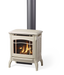 Hearthstone Stoves Stowe Direct-Vent Gas Stove with Oyster Enamel Finish