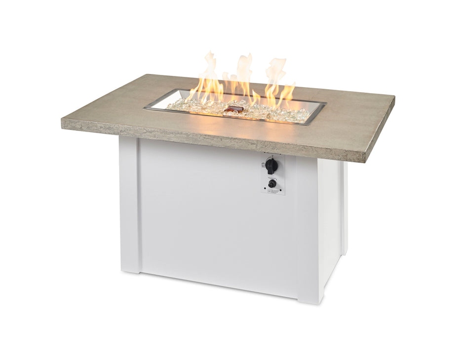 The Outdoor Greatroom Company Havenwood Rectangular Gas Fire Pit Table