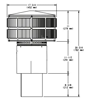 HHT TR342-B Dimensions