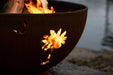 Fire Pit Art Tropical Moon outdoor fire pit
