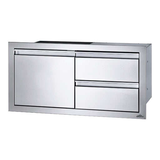 36 x 16 inch Single Door & Double Drawer Combo | BI-3616-1D2DR