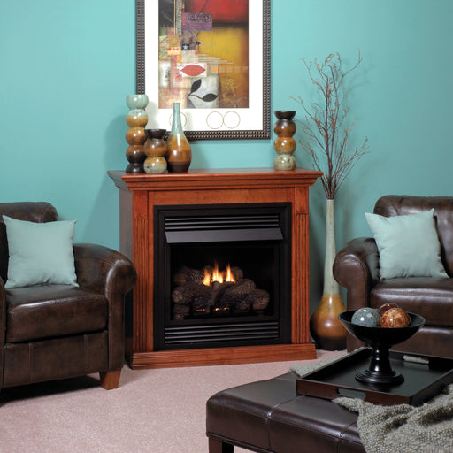 White Mountain Hearth Vail 26-Inch Special Edition Fireplace with Cherry Cabinet