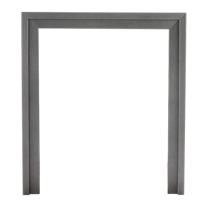 Empire White Mountain Hearth Hammered Pewter Steel Frame for Vail Series 26" Fireplaces - 3 Sided