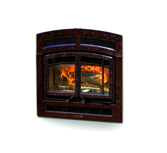 Hearthstone Stoves WFP100 Zero Clearance Wood-Burning Fireplace with Brown Enamel Finish