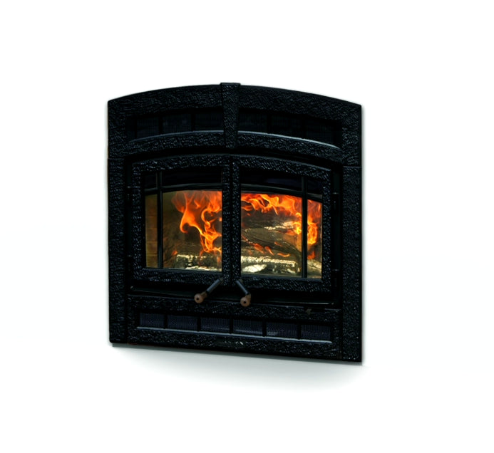 Hearthstone Stoves WFP100 Zero Clearance Wood-Burning Fireplace with Matte Black Finish