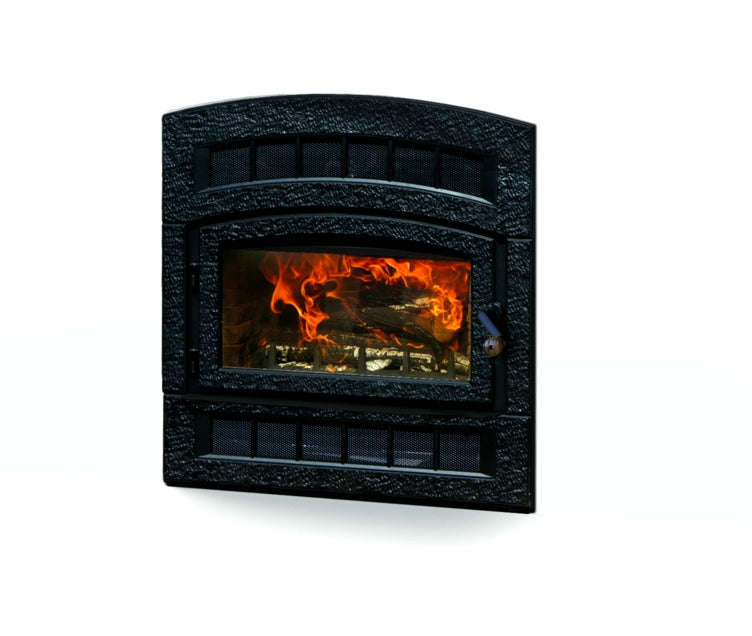 Hearthstone Stoves WFP Wood-Burning Fireplace with Matte Black Finish - Front