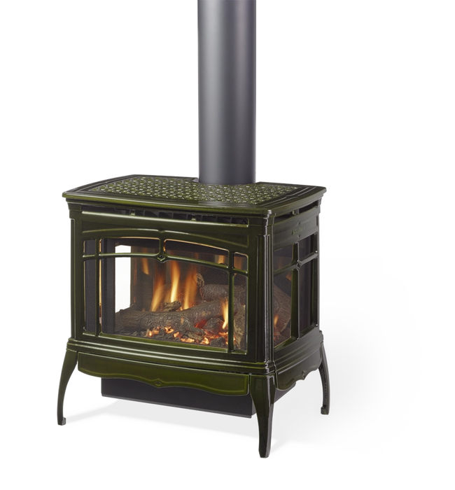 Hearthstone Stoves Waitsfield Direct Vent Gas Stove with Basil Enamel Finish