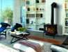 Hearthstone Stoves Waitsfield Direct Vent Gas Stove with Brown Enamel Finish in Home