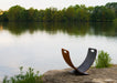 Fire Pit Art Wings of Flight firewood rack