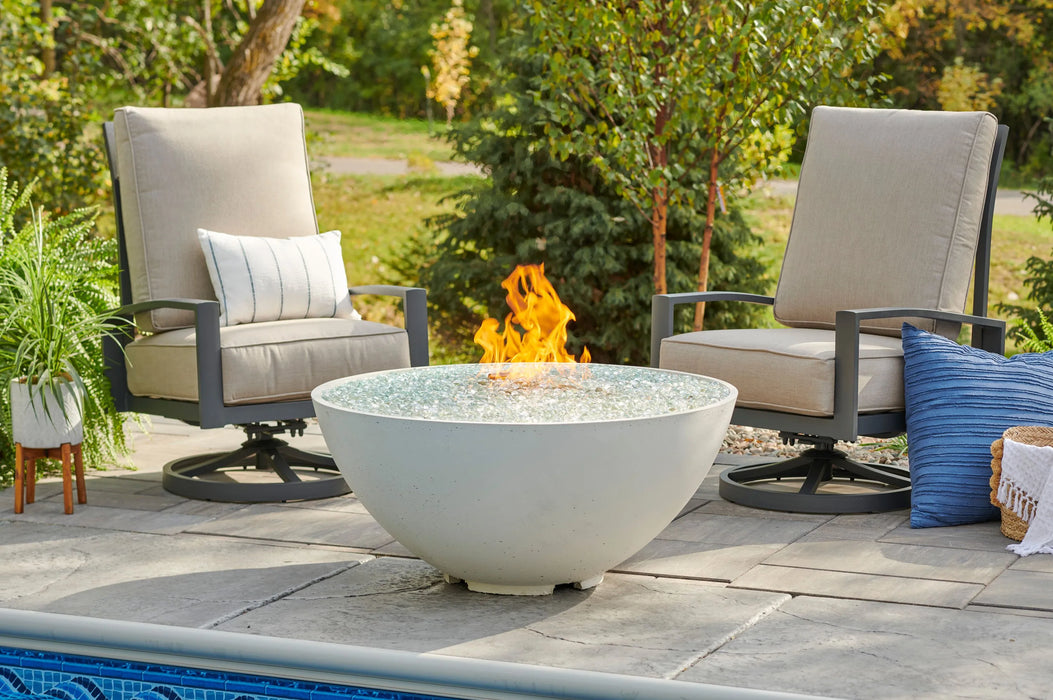 The Outdoor Greatroom Company 42-inch Cove Edge Round Gas Fire Pit Bowl