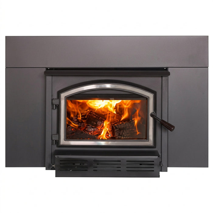Empire Stove Archway Insert with Nickel Trim
