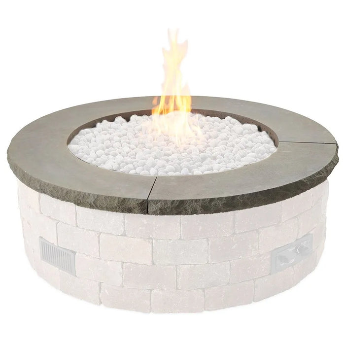 The Outdoor Greatroom Company Concrete Top for Bronson Block Round Gas Fire Pit