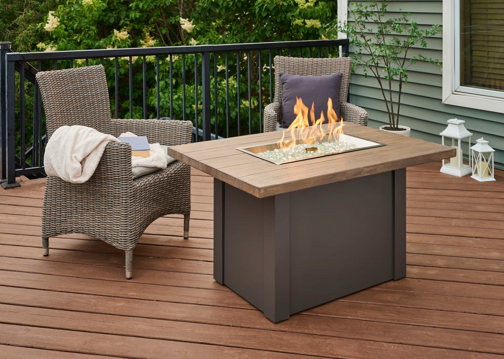 The Outdoor Greatroom Company Havenwood Rectangular Gas Fire Pit Table