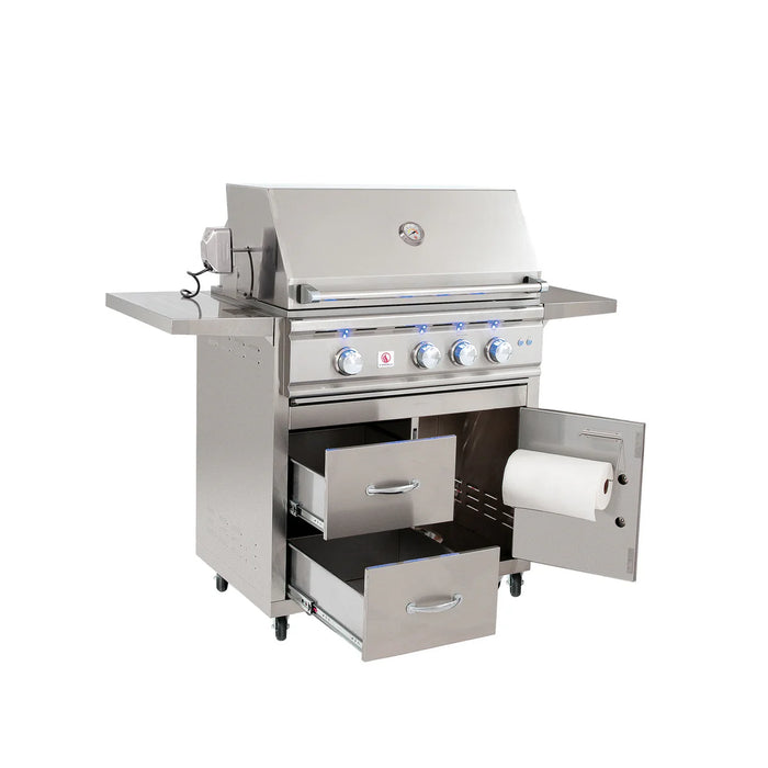 Summerset Grills TRL 32-inch Freestanding Gas Grill with Deluxe Cart