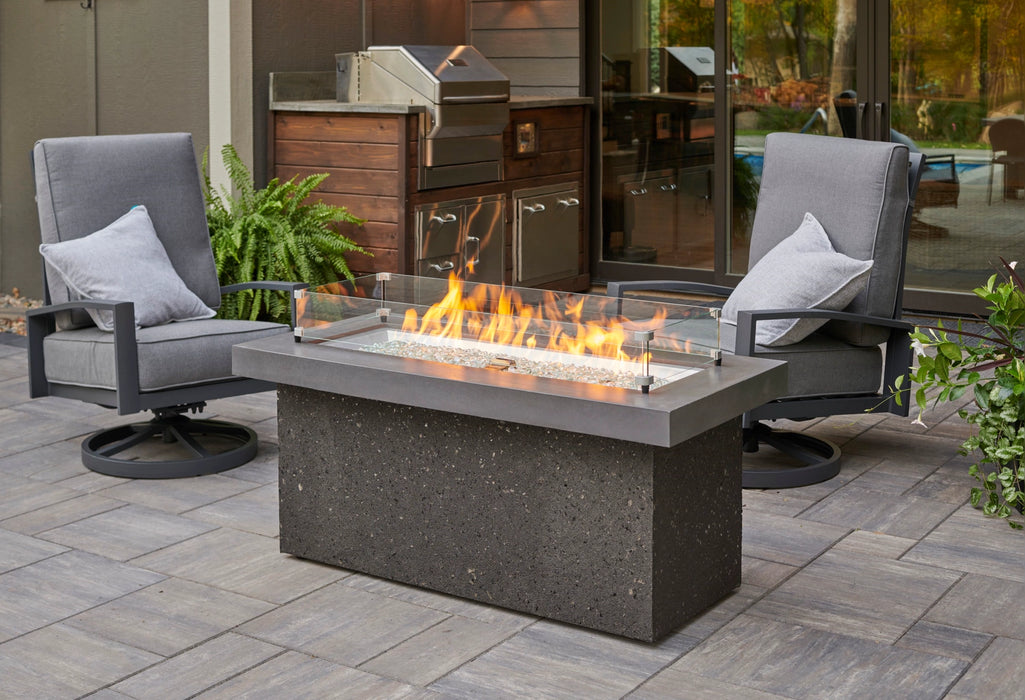 The Outdoor Greatroom Company Key Largo Linear Gas Fire Pit Table