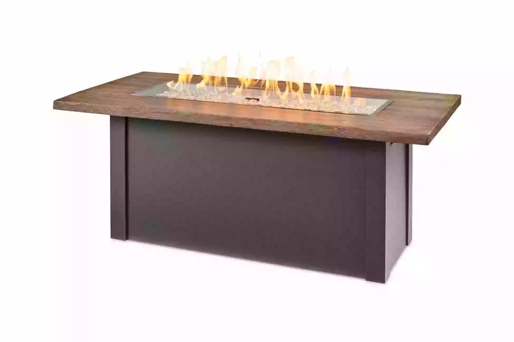 The Outdoor Greatroom Company Havenwood Linear Gas Fire Pit Table