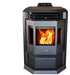 ComfortBilt HP22-Black Pellet Stove Front View