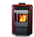 ComfortBilt HP22-Burgandy Pellet Stove Front View