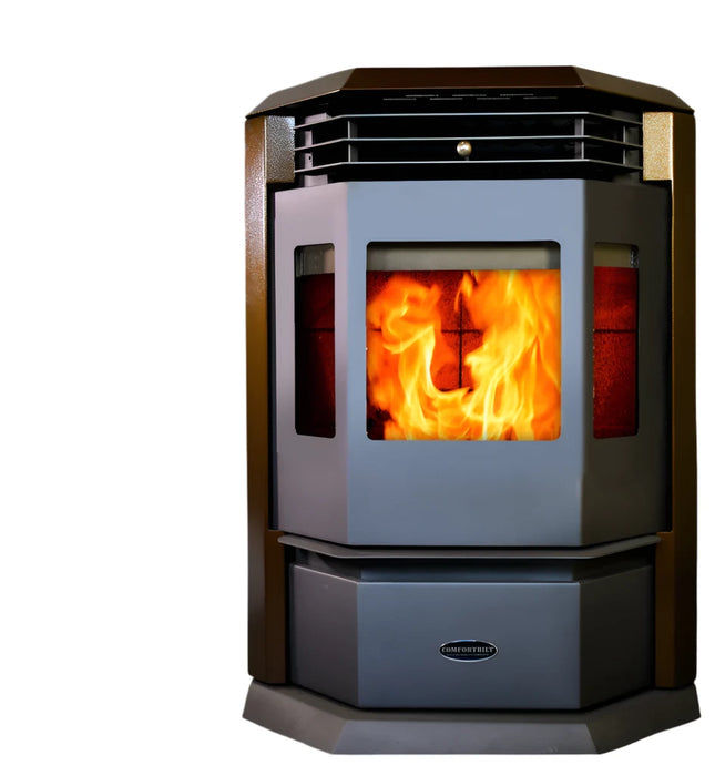 ComfortBilt HP22-Golden Brown Pellet Stove Front View