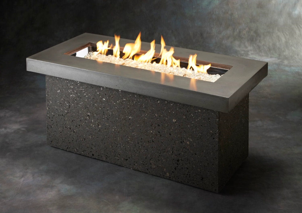 The Outdoor Greatroom Company Key Largo Linear Gas Fire Pit Table