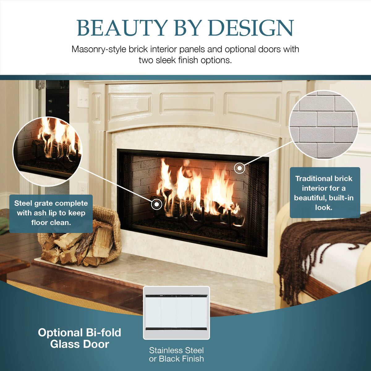 Majestic Royalton Fireplace Features