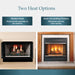 Majestic Sovereign Fireplace - Heat Options