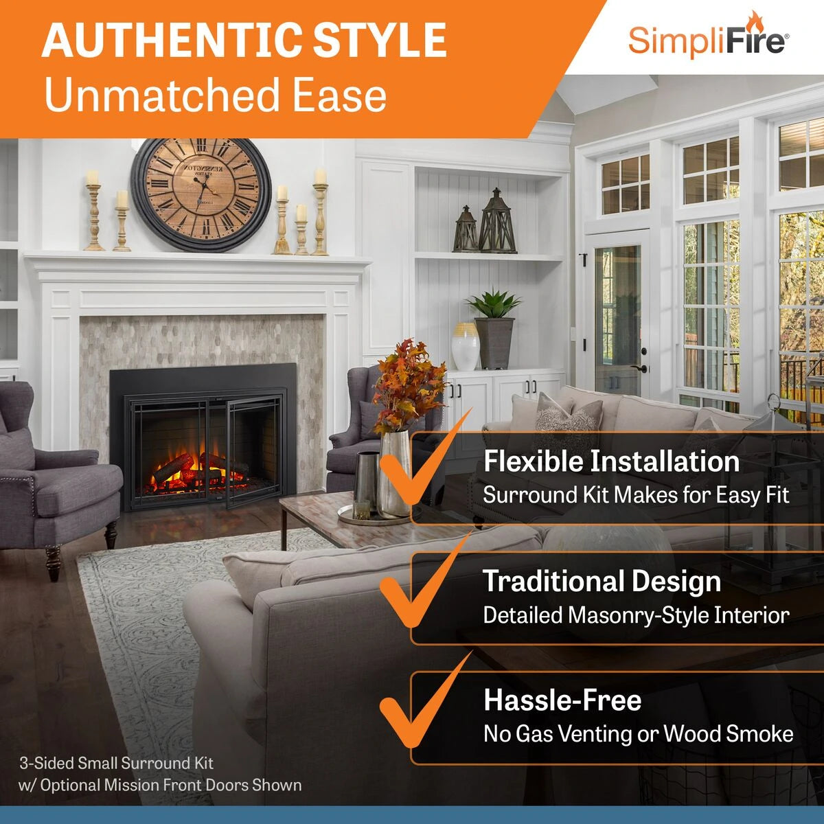 SimpliFire Electric Fireplace Insert: Features
