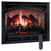 SimpliFire Chateau Forge Front for 36" Inception Electric Fireplace Installed
