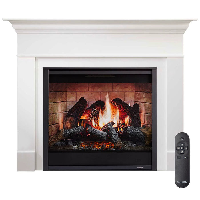 SimpliFire Inception Electric Fireplace with Wescott Mantel