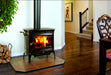 Hearthstone Stoves Manchester Freestanding Wood Stove with Brown Enamel Finish in Foyer