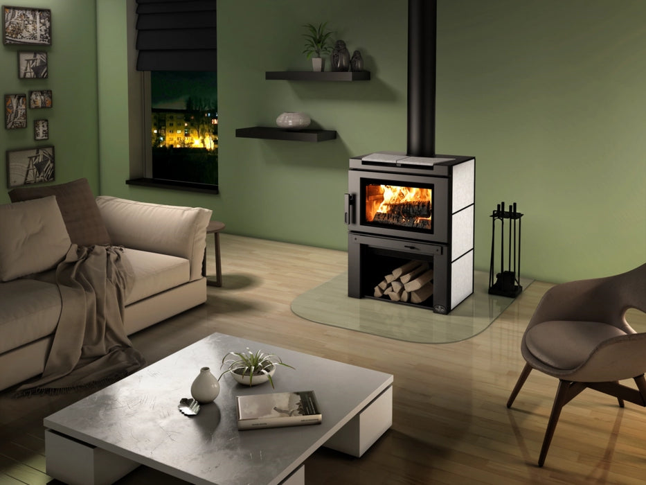 Osburn Matrix Wood Stove with Blower and Soapstone Top & Sides