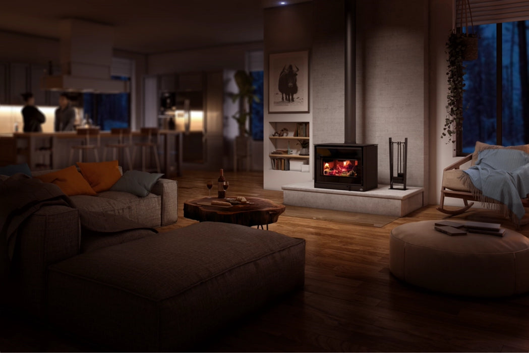 Osburn Inspire 2000 Wood Stove with Minimalist Base