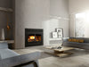 Osburn Horizon Zero-Clearance Wood-Burning Fireplace in Living Room