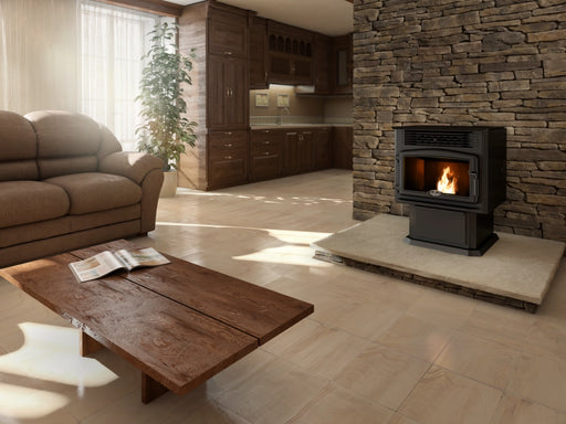 Osburn 2500 Pellet Stove in Living Room