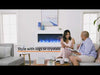 SimpliFire Format Electric Fireplace Features