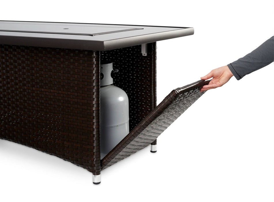 The Outdoor Greatroom Company Montego Linear Gas Fire Pit Table