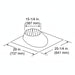 HHT Roof Flashing, 0 - 6/12 Pitch for SL1100 and SL400 Series Pipe