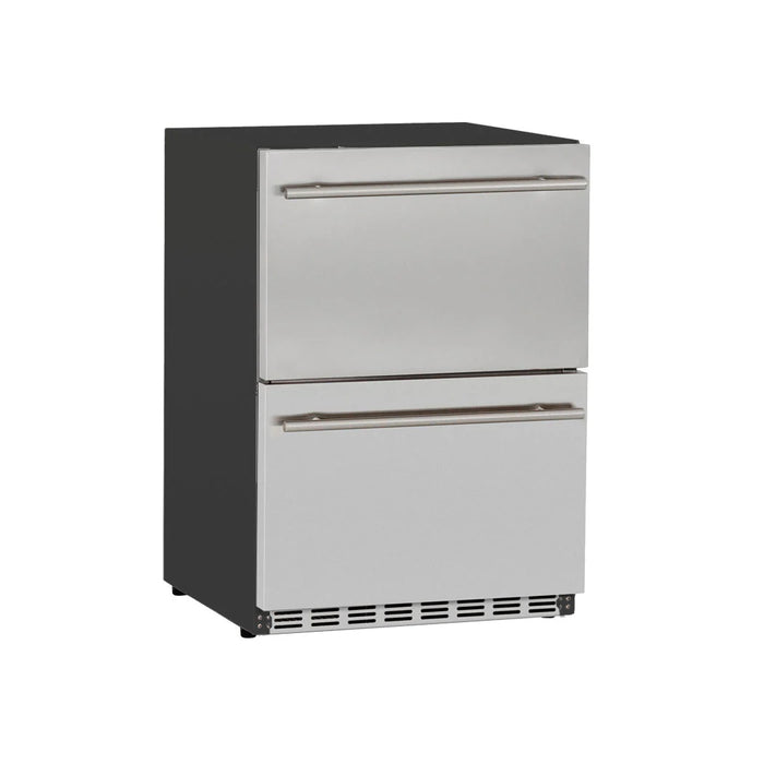 Summerset 24-inch 5.3c Outdoor Rated 2-Drawer Refrigerator